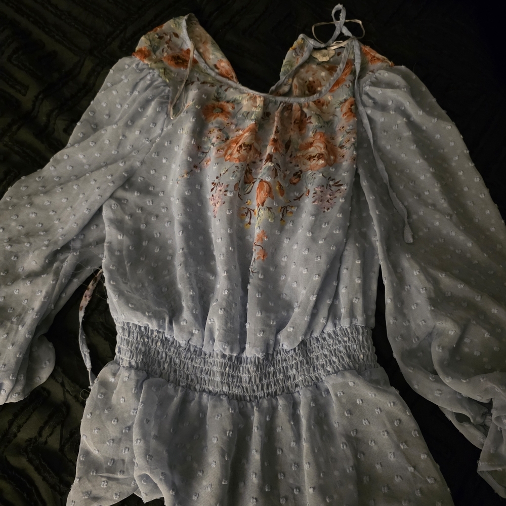 Floral Embroidered Blouse